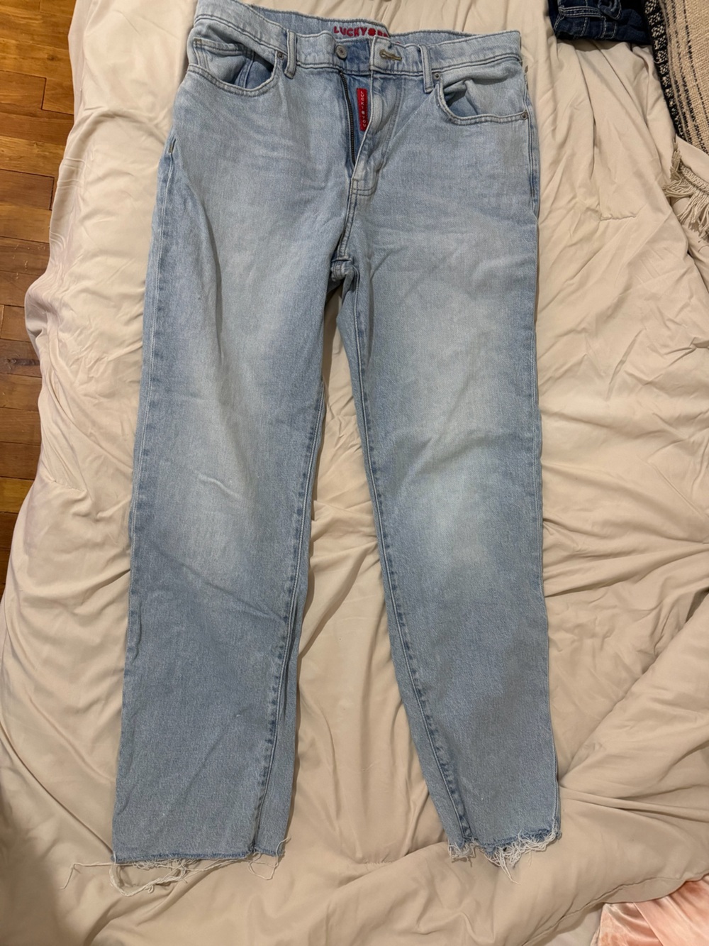 Lucky Brand 90s Loose High Rise Crop Jeans – Size 10/30